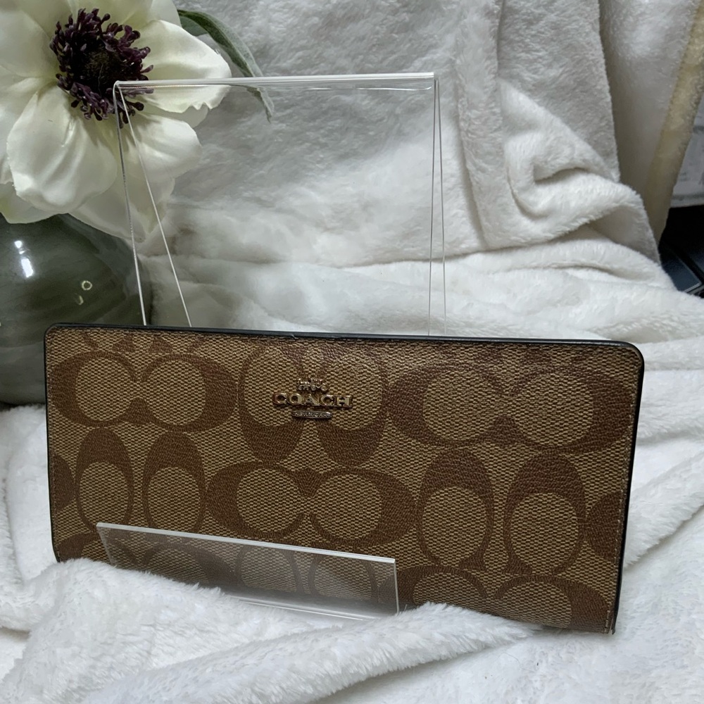 Coach Tan Signature Wallet